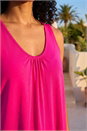 Pink Stretch Jersey Vest Top, Image 4 of 4