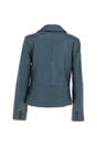 Grey Ashwood Leather Grey 'Angelica' Real Leather Two Button Blazer, Image 4 of 5