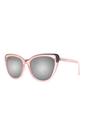 Pink Ruby Rocks 'Roseanne' Cateye Sunglasses In Crystal Pink, Image 1 of 2
