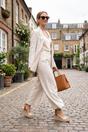 Beige Pearl Crochet Strap Espadrille Wedge Sandals, Image 5 of 5