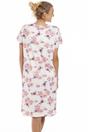 Cream Camille Lingerie Cream Lightweight Floral Print Nightdress, Image 4 of 5