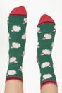 Green Spring Lamb Woolly Sheep Bamboo Socks, Image 4 of 5