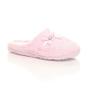 Light Pink Fleece Mules Slippers, Image 1 of 5