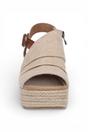 Beige Blowfish Malibu Beige Womens "Amira" Wedge Slingbacks Heel Sandals, Image 4 of 6