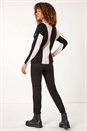 Black Colour Block Soft Knit Jumper, Image 3 of 5