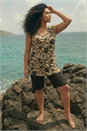 Stone Curve Floral Print Vest Top, Image 2 of 4