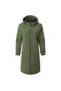 Dark Green Enya Longline Waterproof Softshell Jacket, Image 6 of 6