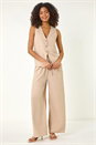 Beige Dusk Waist Coat, Image 2 of 4