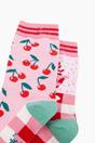 Pink Ice Cream Sundae Combed Cotton Odd Socks, Image 2 of 4