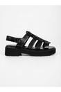 Black Rosa Cage Platform Sandals, Image 6 of 6