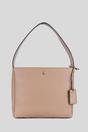 Beige Ashwood Leather Beige 'Capolavoro Veneziano' Real Leather Hobo Shoulder Bag, Image 1 of 4