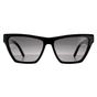 Black Saint Laurent Black Cat Eye Black Grey Gradient Sunglasses, Image 1 of 6