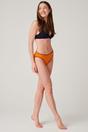 Midnight Blue British Boxers Midnight Blue Pack of Three "Citron Blue" Cotton High Leg Knickers, Image 6 of 7