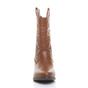Tan Low Cuban Heel Embroidered Cowboy Western Boots, Image 6 of 6