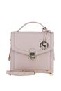 Beige Ashwood Leather Beige Compact Handbag With Detachable Crossbody Strap, Image 1 of 4