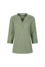 Khaki Petra Relaxed Fit 3/4 Sleeve Shirt, Image 1 of 4