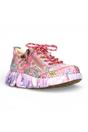Pink Womens Platform Sneaker Shoes-Nikito 62, Image 4 of 7