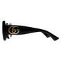 Black Gucci Black Square Shiny Black Grey Gradient GG1975S, Image 3 of 3