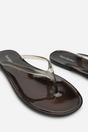 Black Chandler Jelly Thong Flip Flop Sandals, Image 5 of 6