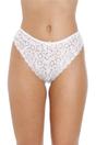 White 6 Pack Floral Lace Thong, Image 1 of 5