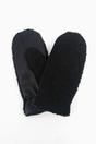 Black Borg Fleece Winter Mittens, Image 3 of 4
