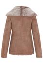 Taupe Sheep Toscana Shearling Leather Jacket, Image 4 of 6