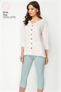 Mint Green Cropped Stretch Trouser, Image 4 of 7