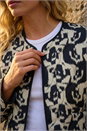 Ivory  Soft Printed Quilted Jacket , Image 4 of 4