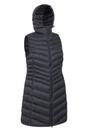 Black Florence Padded Long Gilet, Image 5 of 5