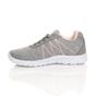 Grey AJVANI Grey Lace Up Memory Foam Trainers, Image 3 of 6