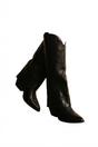 Black iKrush Black Ivy Womens Embroidered Western Cowboy Boots, Image 6 of 7