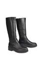 Black 'Maura' Chunky Sole Mid Calf Boots, Image 2 of 4