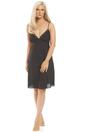 Black Camille Lingerie Black Knee Length Full Slip, Image 1 of 5