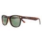 Brown Montana Brown Rectangle Matte Turtle Brown Rubbertouch G15 Green Polarized Sunglasses, Image 2 of 4