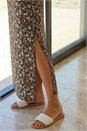 Pink Ditsy Floral Stretch Maxi Skirt , Image 4 of 4