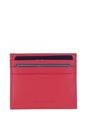 Raspberry Real Leather Card Holder & Key Ring Gift Set, Image 5 of 5