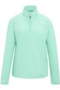 Pale Green Great Outdoors Montes Half Zip Fleece Top, Image 1 of 4