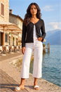 Black Textured V-Neck Cardigan, Image 2 of 4