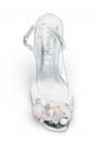 Silver Womens Block Heel Sandals - Marlene 12, Image 7 of 7