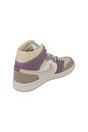 White Air Jordan 1 Mid Trainers, Image 4 of 6