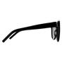 Black Saint Laurent Black Round Black Grey Sunglasses, Image 4 of 6