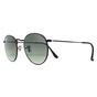 Black Ray-Ban Black Round Black Grey Gradient Sunglasses, Image 2 of 6