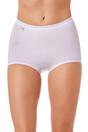 White Three Pack Cotton Maxi Briefs, Image 1 of 5