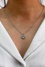 Blue Crystal Heart Pendant Necklace - Gift Boxed, Image 1 of 5