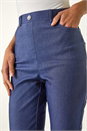 Indigo Lift Sculpt Shape Cropped Trouser, Image 5 of 5
