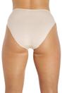Beige Camille Lingerie Beige 3 Pack Lace Front HI-Leg Briefs, Image 3 of 3