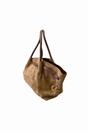 Brown Vintage Soft Faux Suede Shoulder Bag, Image 3 of 4