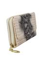 Beige Faux Crocodile Pattern Folded Purse, Image 6 of 6