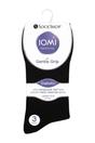 Black 6 Pack Non Elastic Diabetic Socks, Image 2 of 5