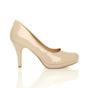 Natural AJVANI Natural High Heel Court Shoes, Image 2 of 6